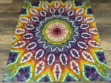Load image into Gallery viewer, Psychedelic Kaleidoscope Tapestry
