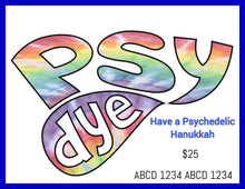 Load image into Gallery viewer, Psychedelic Hanukkah