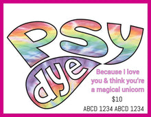 Load image into Gallery viewer, I love you, magical unicorn