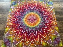 Load image into Gallery viewer, Psychedelic Kaleidoscope Tapestry
