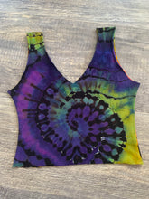 Load image into Gallery viewer, Large Handmade Reversible Crop Top
