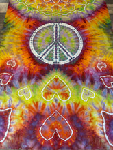 Load image into Gallery viewer, Dropping Hearts ☮️ Tapestry
