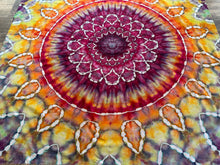 Load image into Gallery viewer, Psychedelic Kaleidoscope Tapestry
