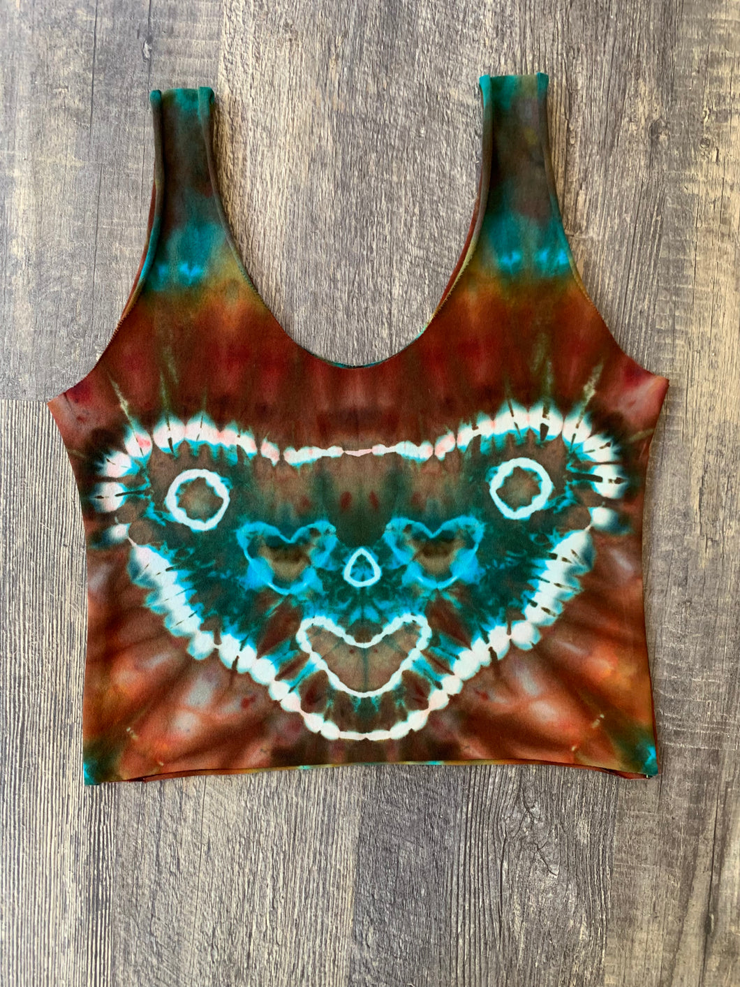 Medium Jerry Bear Handmade Reversible Crop Top