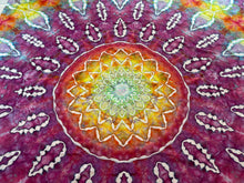 Load image into Gallery viewer, Psychedelic Kaleidoscope Tapestry
