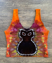 Load image into Gallery viewer, Medium Handmade Reversible Crop Top
