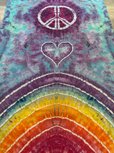 Load image into Gallery viewer, Peace Love &amp; Rainbows Tapestry
