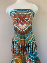 Load image into Gallery viewer, 2XL Handmade Bell Bottoms &amp; Jerry Bear Fringed Bandanna top Set
