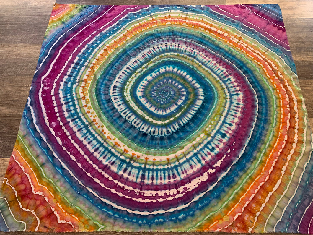 Psychedelic Spiral Tapestry