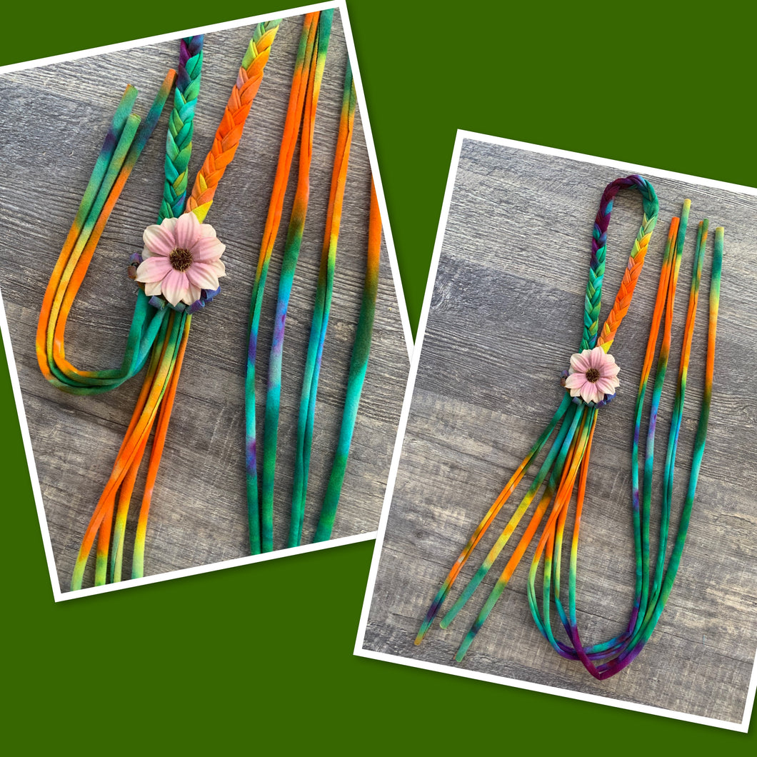 Tie Dye Flower Headband