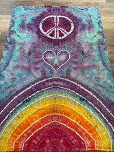 Load image into Gallery viewer, Peace Love &amp; Rainbows Tapestry
