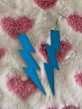 Load image into Gallery viewer, Medium Mirrored Bolt Earrings
