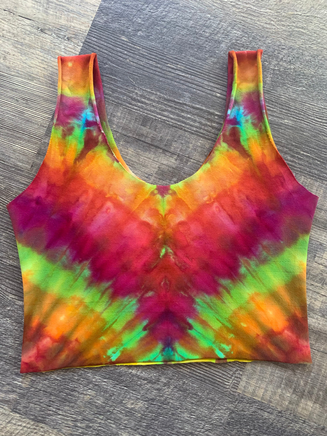 Medium Handmade Reversible Crop Top
