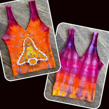 Load image into Gallery viewer, XS Handmade Reversible Crop Top
