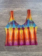 Load image into Gallery viewer, Medium Handmade Reversible Crop Top

