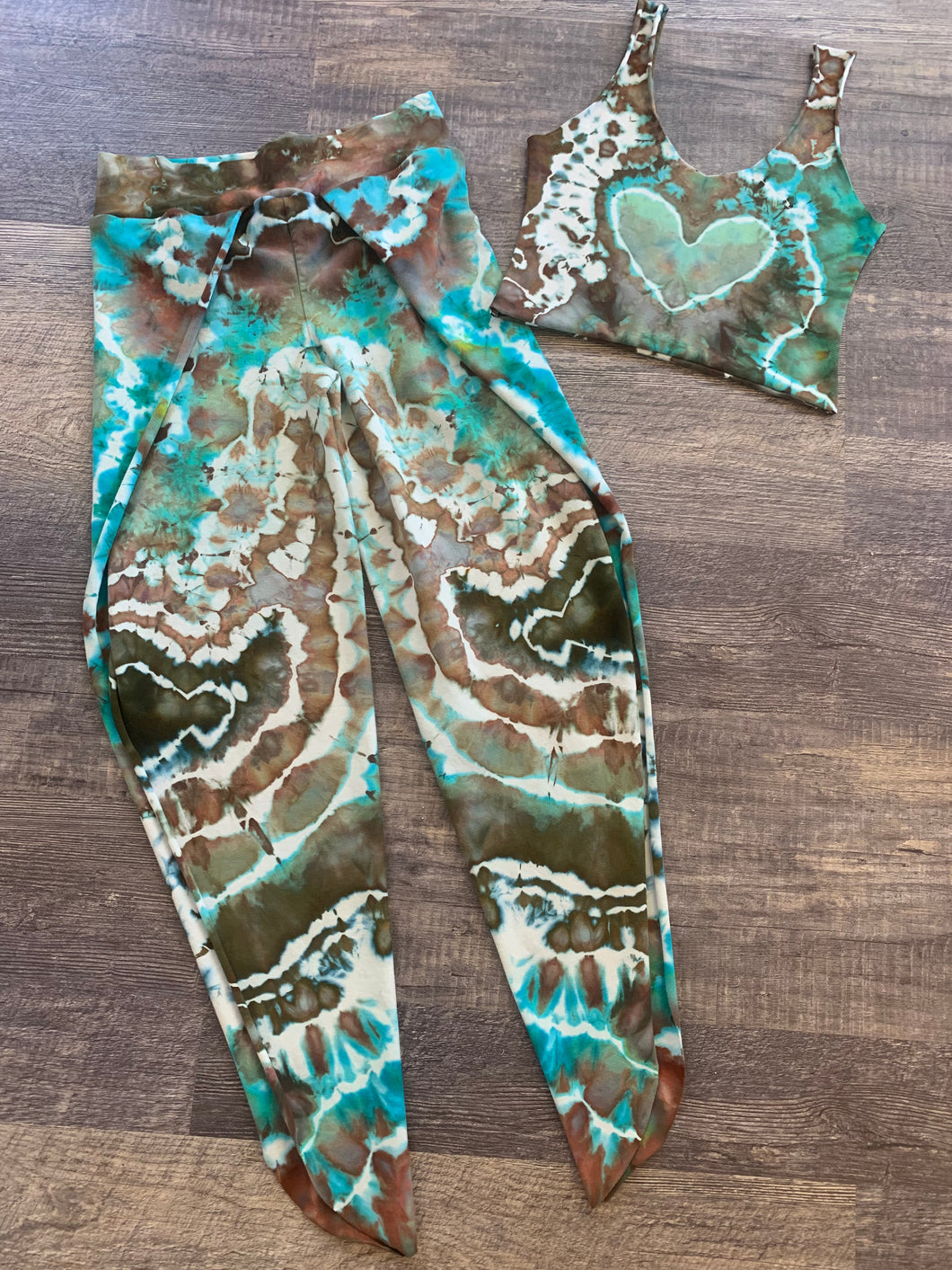 Medium Handmade Split Leg Harem Pant Set
