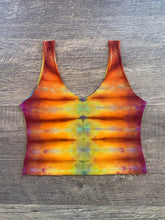 Load image into Gallery viewer, Medium Handmade Reversible Crop Top

