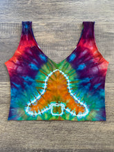 Load image into Gallery viewer, XL Handmade Reversible Crop Top
