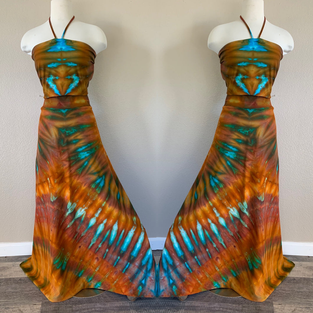 2XL Handmade Maxi Skirt and Tube Top Set