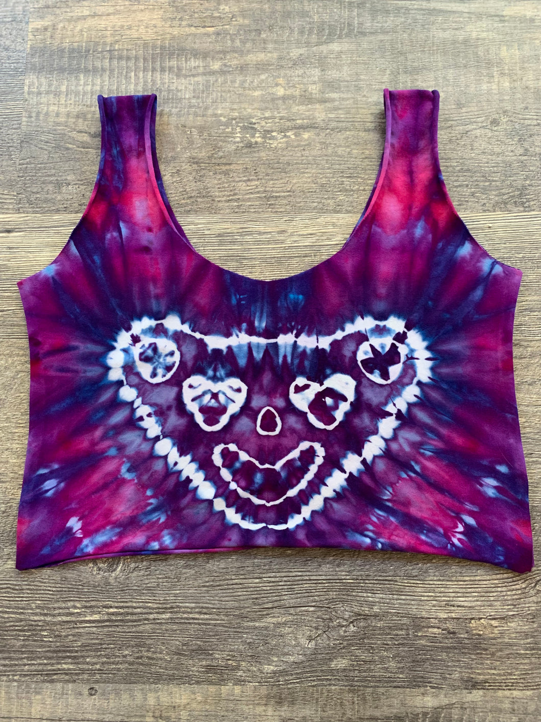 2XL Handmade Jerry Bear Reversible Crop Top