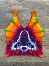 Load image into Gallery viewer, Small Handmade Reversible Crop Top
