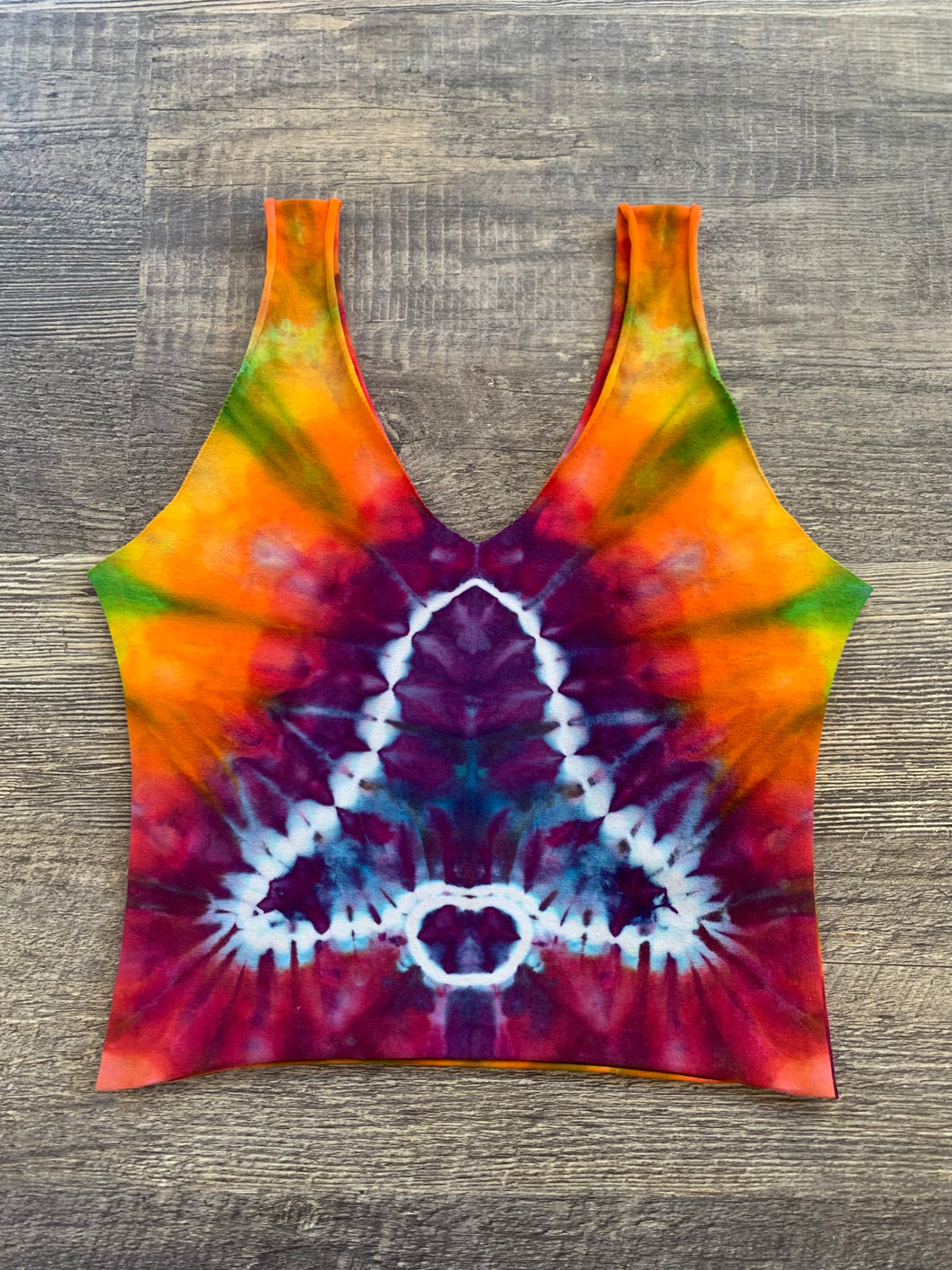 Small Handmade Reversible Crop Top