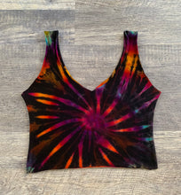 Load image into Gallery viewer, Large Handmade Reverse Dyed Reversible Crop Top
