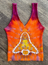 Load image into Gallery viewer, XS Handmade Reversible Crop Top
