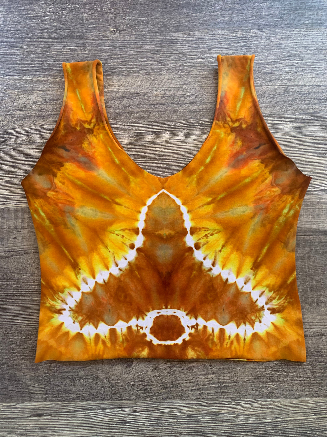 Large Handmade Reversible Crop Top