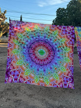 Load image into Gallery viewer, Psychedelic Kaleidoscope Tapestry

