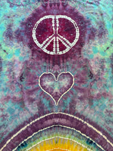 Load image into Gallery viewer, Peace Love &amp; Rainbows Tapestry
