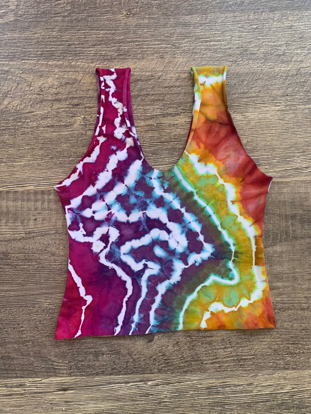 Small Handmade Reversible Crop Top