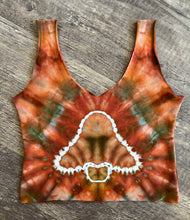 Load image into Gallery viewer, Large Handmade Reversible Crop Top
