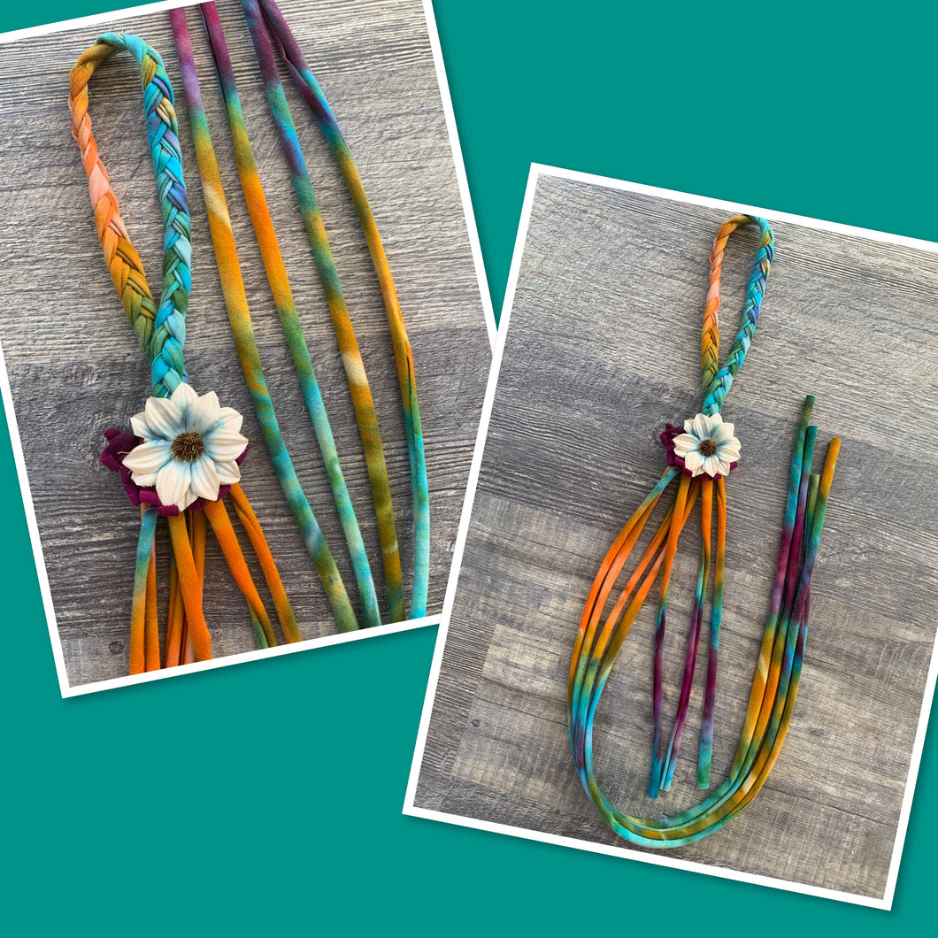 Tie Dye Flower Headband