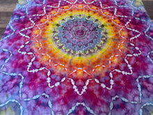 Load image into Gallery viewer, Psychedelic Kaleidoscope Tapestry
