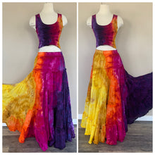 Load image into Gallery viewer, M/L 25 Yard Skirt &amp; Large Crop Top set
