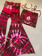 Load image into Gallery viewer, Large Handmade Bell Bottoms &amp; Kandi Tube Halter top Set
