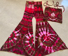 Load image into Gallery viewer, Large Handmade Bell Bottoms &amp; Kandi Tube Halter top Set
