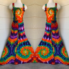 Load image into Gallery viewer, XL Handmade Bell Bottoms &amp; Strappy Crisscrossed Tube Top Set
