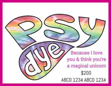 Load image into Gallery viewer, I love you, magical unicorn
