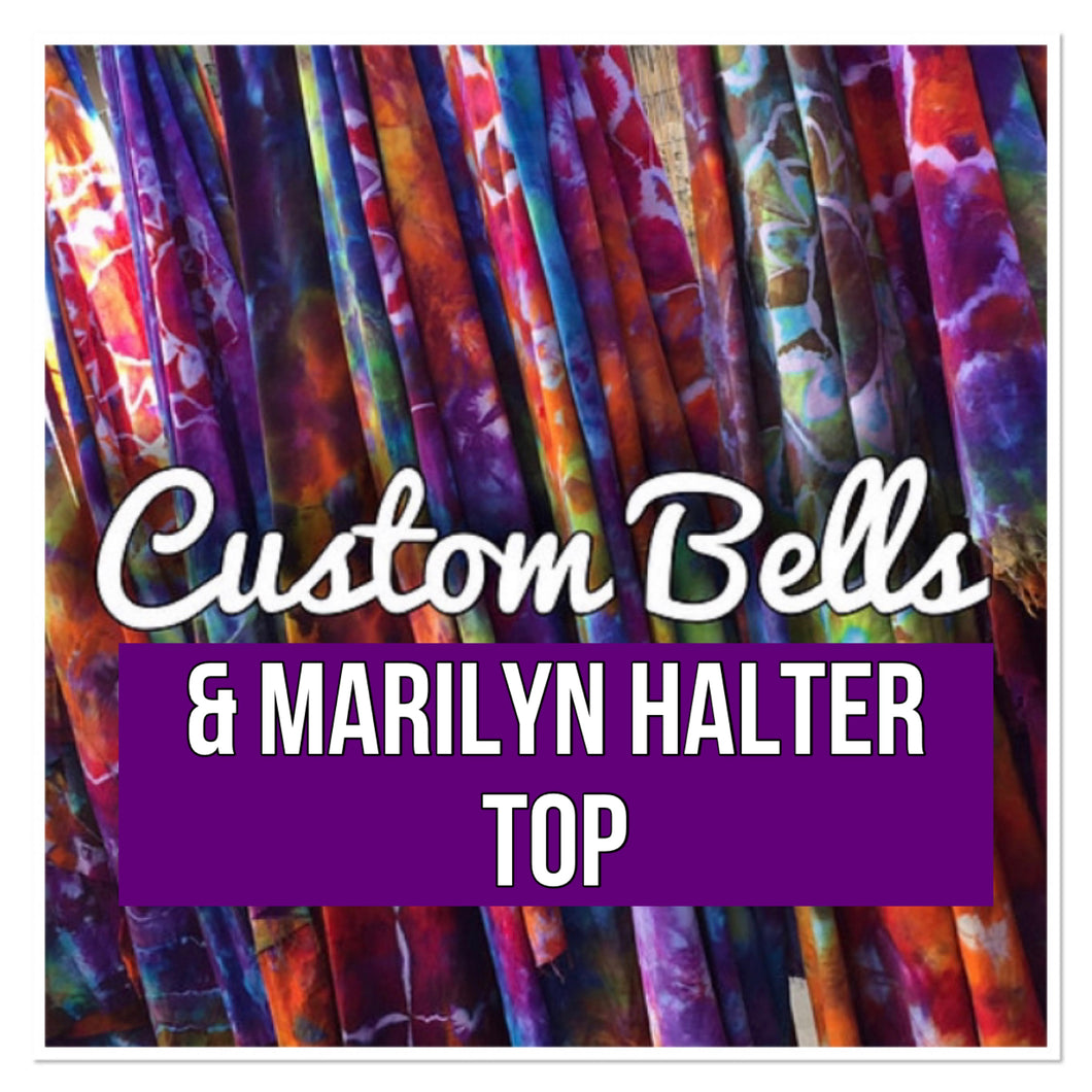 ✨CustomMade✨ Bells & Marilyn Halter Set