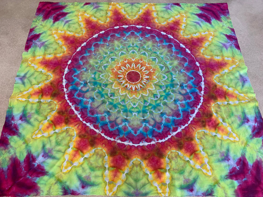 Psychedelic Kaleidoscope Tapestry