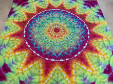 Load image into Gallery viewer, Psychedelic Kaleidoscope Tapestry
